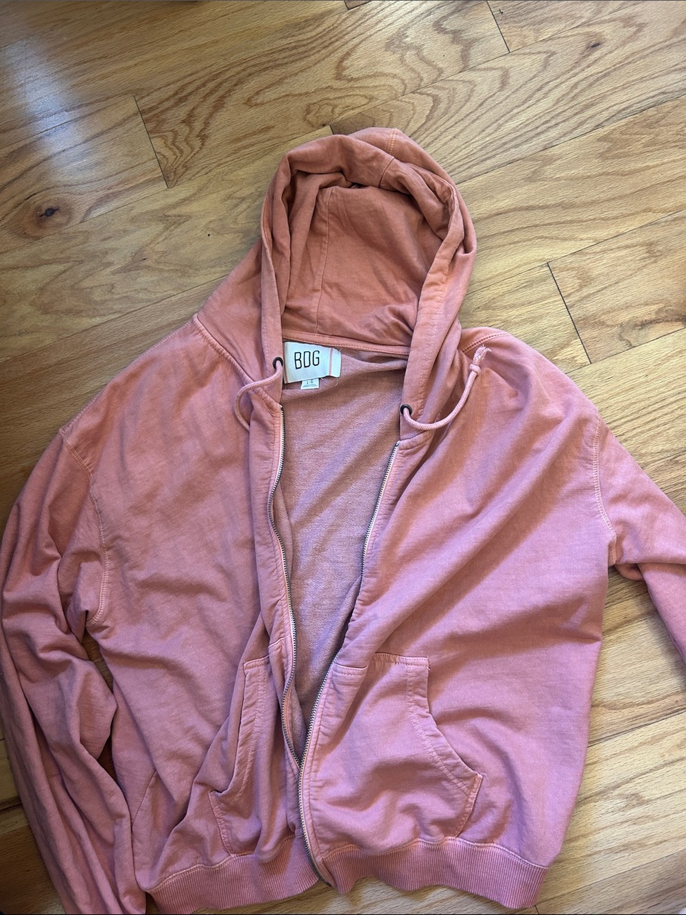 Urban Outfitters Dusty Rose Zip Hoodie